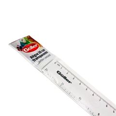 Regua Goller 30cm Transparente