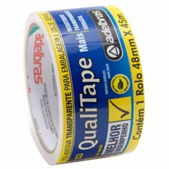 Fita Adesiva Transparente Adelbras Qualitape 48mmx45m 1 Peça