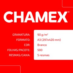 CHAMEX 90G A3 297X420 500F CMX090CA3