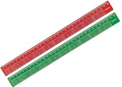 REGUA WALEU 30CM C/TAB 25P (50) 10270014