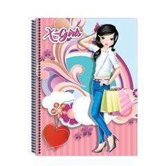 Caderno Cd 1/4 X-Girl 200f 276