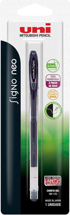 CANETA UNIBALL SIGNO O.7 PT UM-120