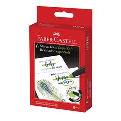 MARCA TEXTO FAB GEL 6P VD 155763