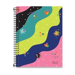 CADERNO 1/4 PAS BLISS MISTO 180F 0202001