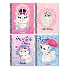 CADERNO CD 1/4 LOUISE 96F 450