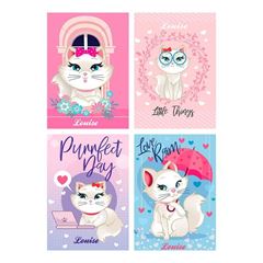 CADERNO CD 1/4 COST LOUISE 96F 468
