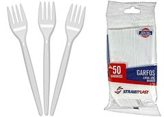 Garfo Leve Strawplast Bco Gsb-502-E