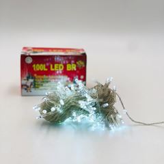 100 LED FIO TRANSP 8F 10M 8W BCO 85101