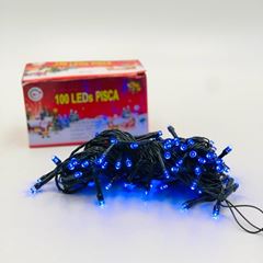 100 LED FIO VD 8F 10M 8W AZUL 85105