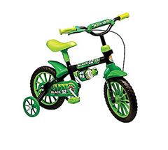 Bicicleta Aro 12 Black Com Garrafinha - Nathor
