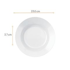 PRATO NAD OPALINE MENU FUNDO 6P 5843