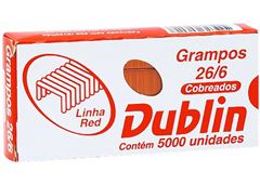 Grampo Dublin Red 26/6 5000p Cobre 6017