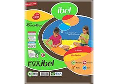EVA COR FOLHA 40X48 10P (10) MARROM