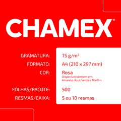 CHAMEX 75G A4 - 500F RS ROS075CA4