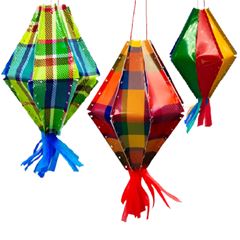 Balão São João Xadrez 14cm N° 0