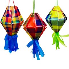 Balão São João Xadrez 9cm N° 0