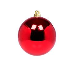 Bola Natalina Lisa 15cm Vermelho 2660