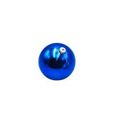 Bola Natalina Lisa 15cm Azul 2662