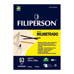 BLOCO PP MILIM A3 50F 63G 1639