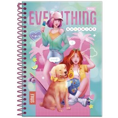 CADERNO 1/4 CD ESP AMIGAS 200F 8074