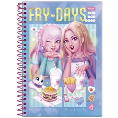 CADERNO 1/4 CD ESP AMIGAS 200F 8074
