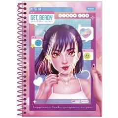 CADERNO 1/4 CD ESP AMIGAS 200F 8074