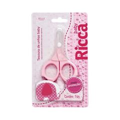 TESOURA UNHA RICCA BABY COLORS 916
