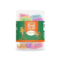 BORRACHA LEO&LEO OVAL COLOR 24P 4191