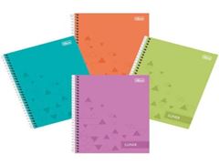CADERNO 1/4 CD ESP LUNIX 80F 229814
