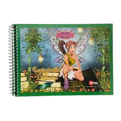 CADERNO CARTOG CD 96F WONDERLAND 3742