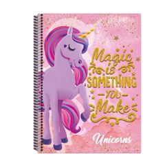CADERNO CARTOG CD 96F UNICORNS 4872