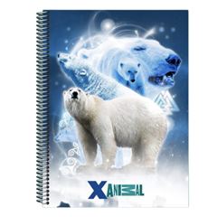 CADERNO CD X-ANIMAL 10X1 140F 84