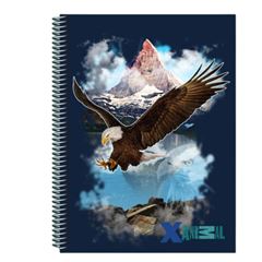 CADERNO CD X-ANIMAL 10X1 140F 84