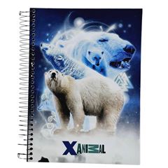 CADERNO CD X-ANIMAL 20X1 280F 904