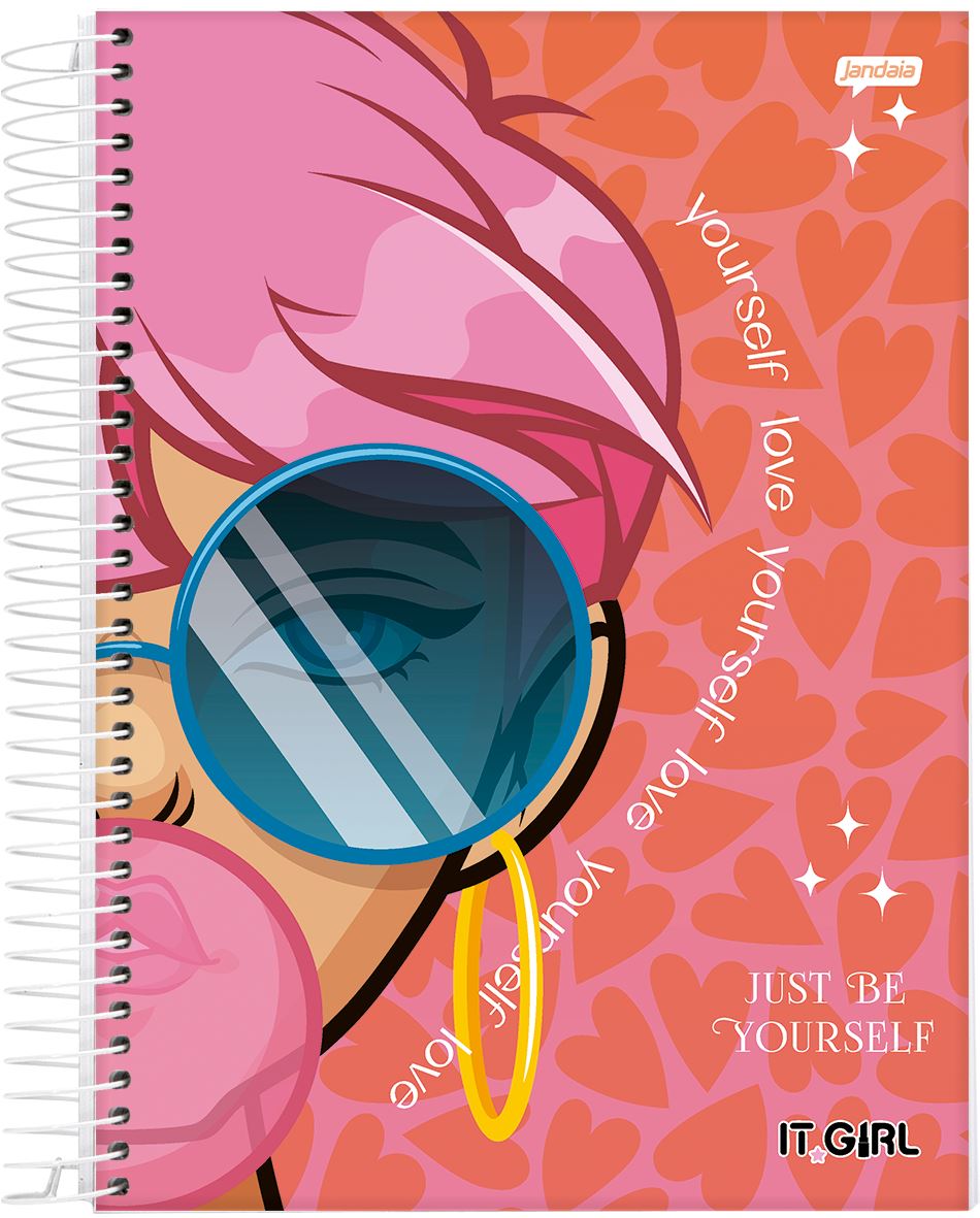 59358 Table CADERNO CD IT GIRL 10X1 200F 59358 | Iskisita Empresas