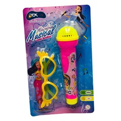 Microfone C/Oculos Mt0663