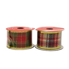 FITA NATALINA 5CM ARAM XADREZ YJ6097