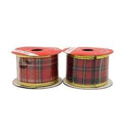 FITA NATALINA 5CM ARAM XADREZ YJ6097