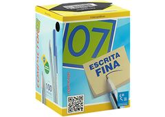 Caneta Compactor 07 Preto 100 Unidades