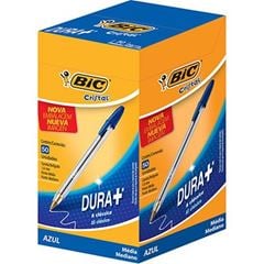Caneta Bic Cristal 50 Unidades Azul