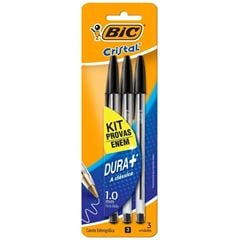 CANETA BIC CRIST 3P DURA+ PT 930095