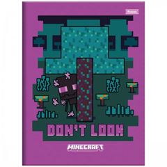 Caderno Brochurao Cd Minecraft 48f 6089