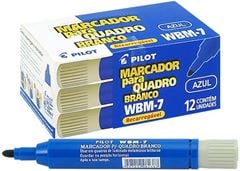 Marcador Pilot Para Quadro Branco 12Peças Azul