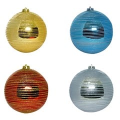 BOLA NAT DECOR 10CM GLIT KX5536