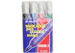 MARCADOR PILOT P/QUA WBM-7 4P