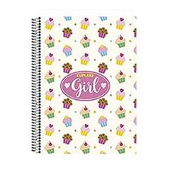 CADERNO CD GIRL 3 POWER 1X1 80F 5357