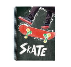 Caderno Capa Dura 10x1 Sport 4 Wild 140 Folhas