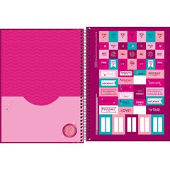 Caderno Cd Love Pink 1x1 80f 304905
