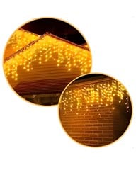 CASCATA 350 LED 10F 10M 5W WARM 31014