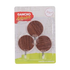 GANCHO ADESIVO 3P 395551